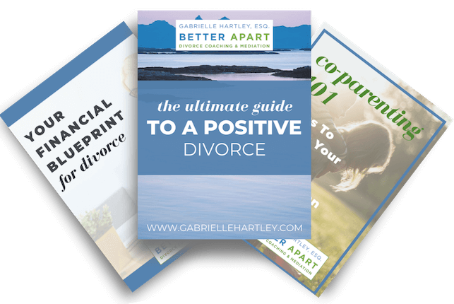 Financial Blueprint for divorce, guide to positive divorce, co-parenting 101