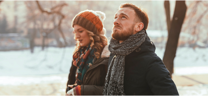 unhappy couple