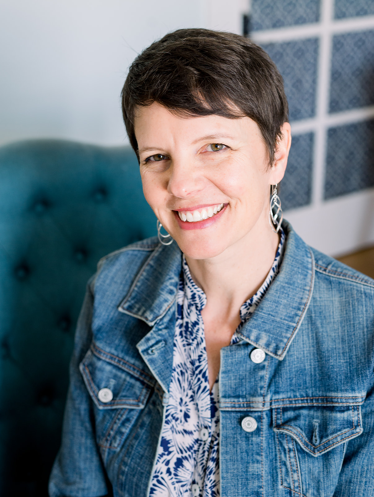 Grace Untethered woman with short hair