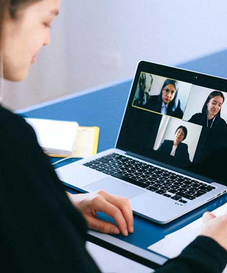 woman at laptop